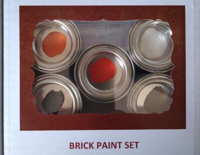 Builders yard paint Box Brick paint set