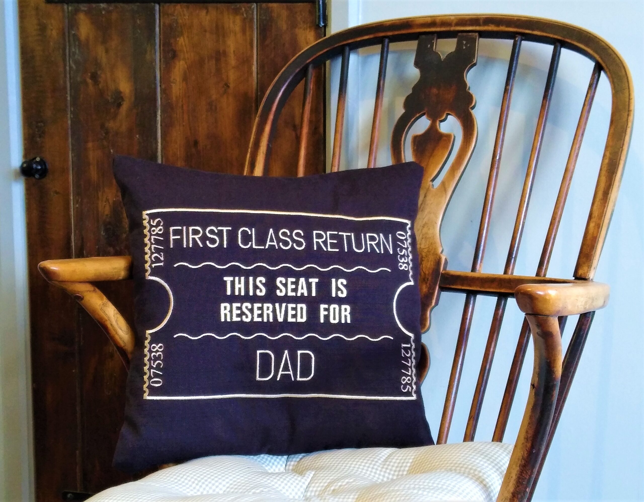 Black Dad scatter cushion