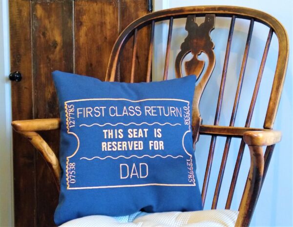 Giftshop Blue Dad scatter cushion