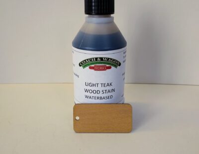 Builders yard glues varnishes sealers and stains Light Teak