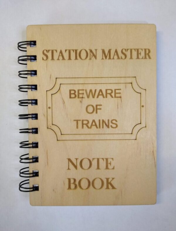 Notebook beware of trains