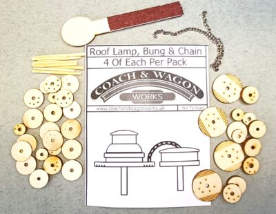 Roof lamp bung and chain kit pack